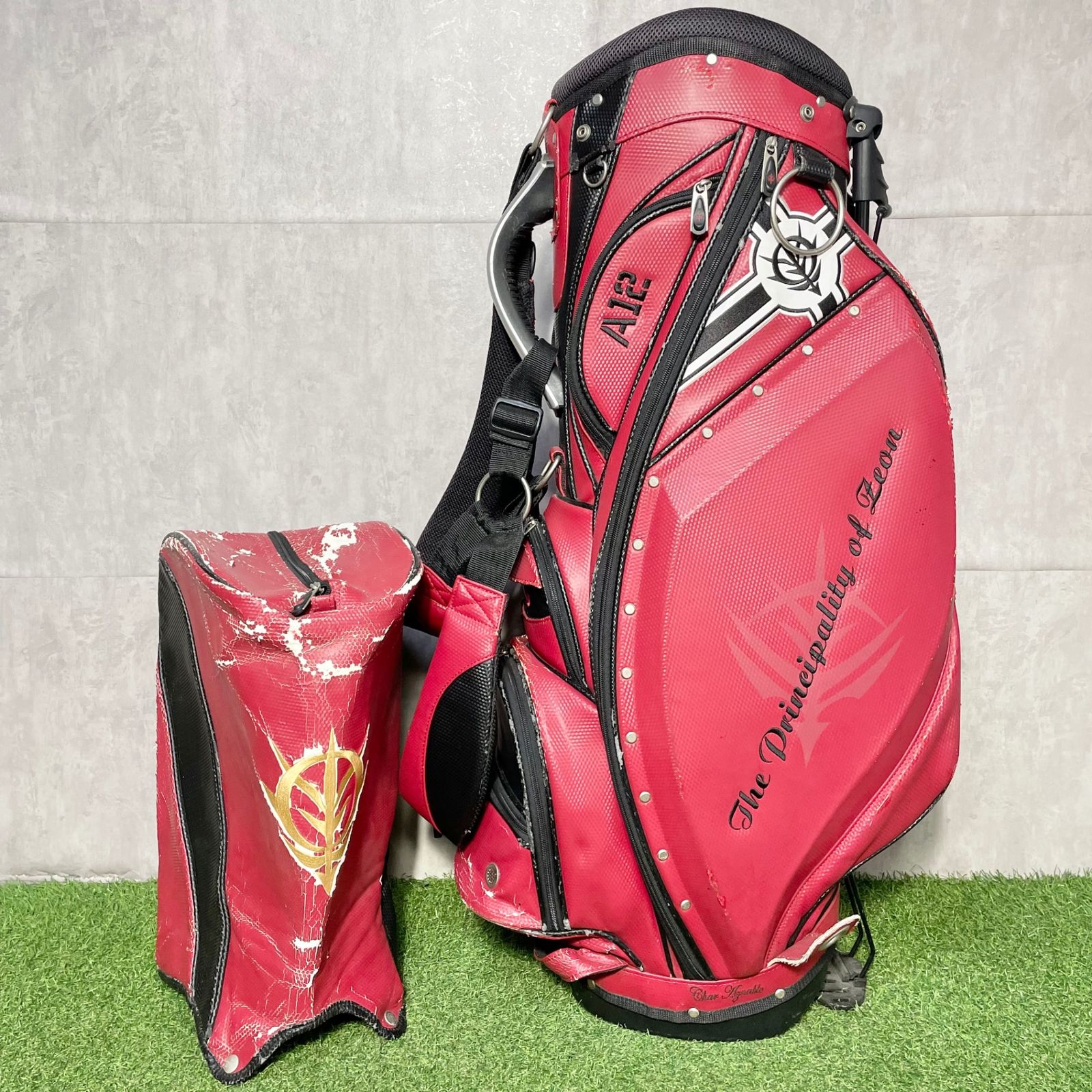 希少】GANDAM ガンダム シャア専用ザク MS-06S キャディバッグ