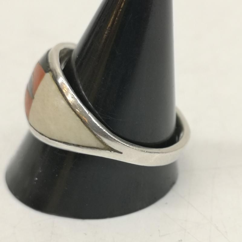 【美品】SAAD サード　ズニ　インレイ　リング　17号　SV925 SAAD(サード) / リング/SV925/17号/カラーストーン/シルバー