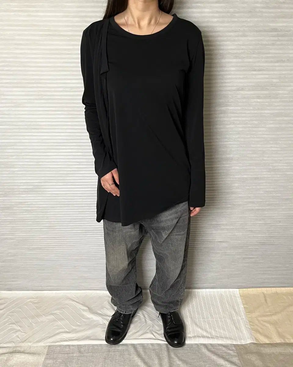 よーじやまもと 賢い レイヤード 長袖 Tシャツ yohji yamamoto