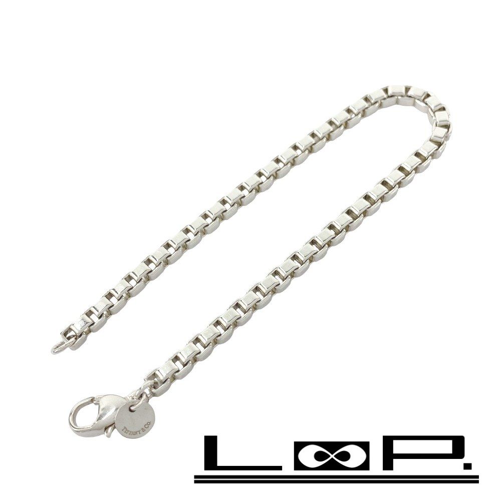 ティファニー ベネチアン ブレスレット チェーン シルバー SV 925 447815 7