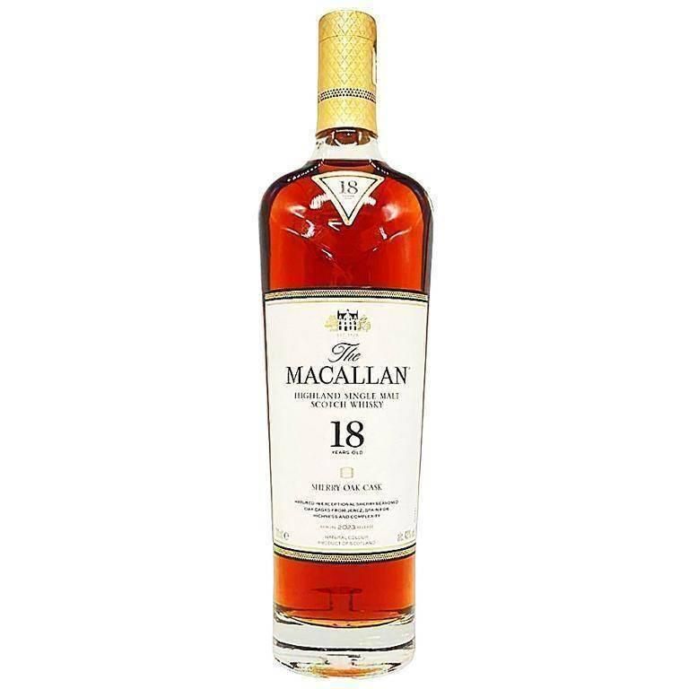 マッカラン 18年 シェリーオークカスク 2023 700ml 43% The MACALLAN 箱無【D】 - メルカリ