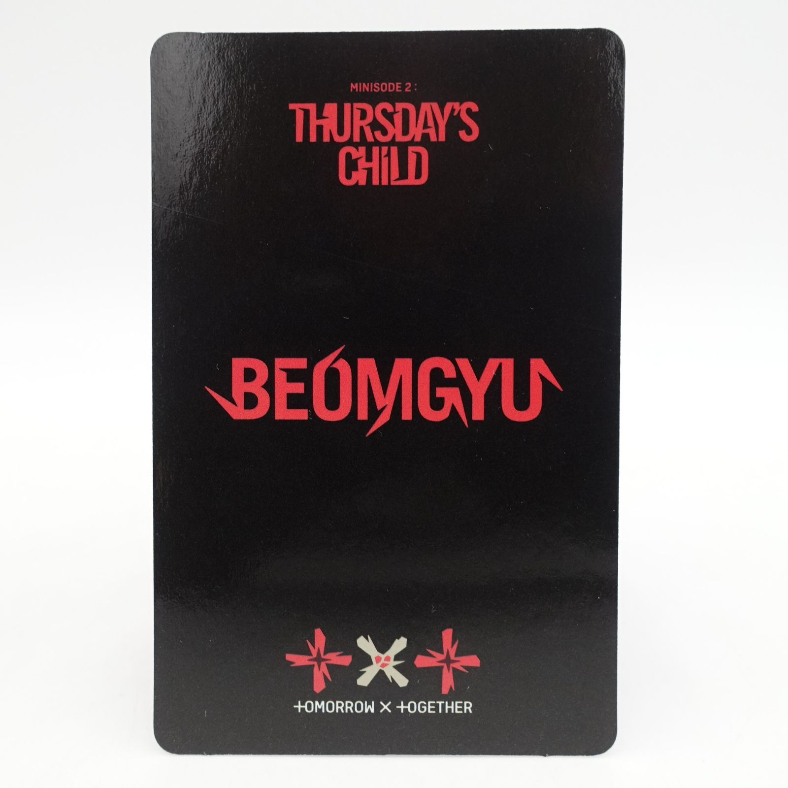 TXT ボムギュ Thursday's child トレカ フォト カード BEOMGYU 