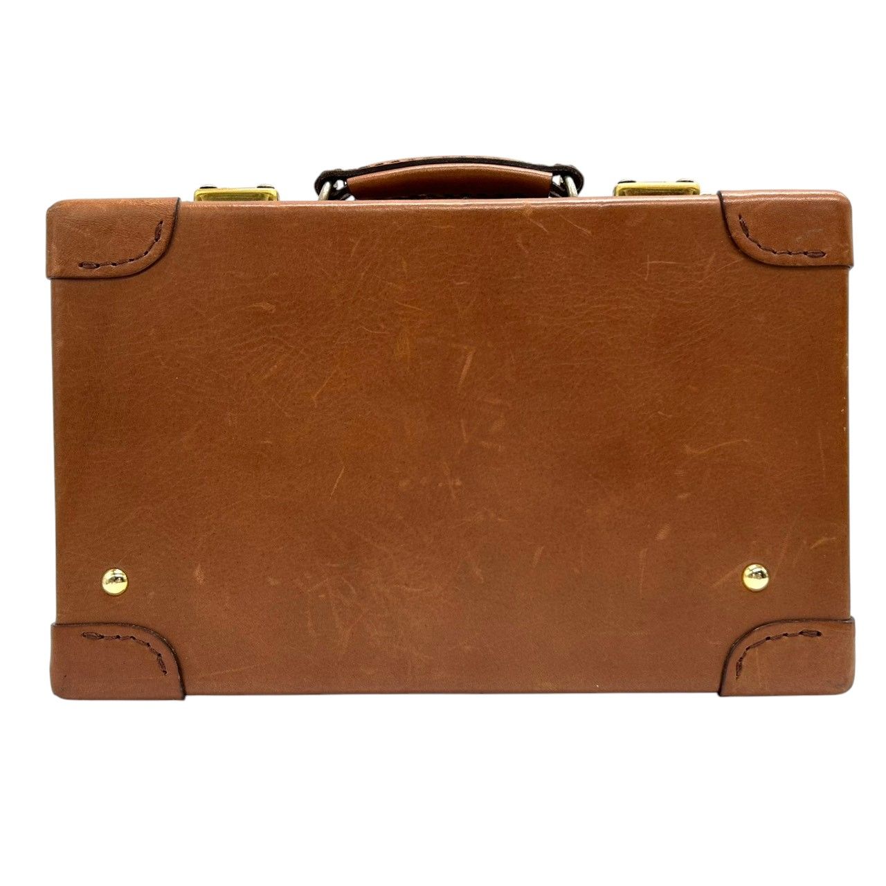 SILVER LAKE CLUB シルバーレイククラブ トランクケース ミニトランク アタッシュケース 本革 レザー ブラウン ゴールド金具 メンズ レディース ユニセックス ヴィンテージ レトロ クラシック インテリア 人気ブランド s74