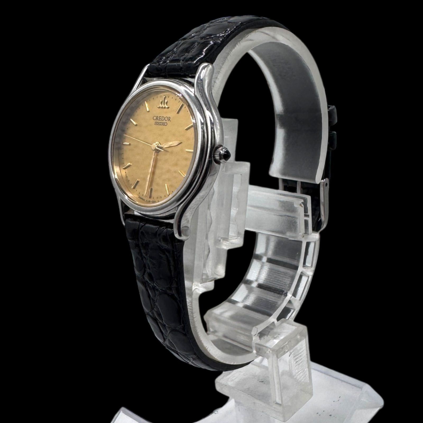 新品電池稼働 美品 SEIKO セイコー CREDOR クレドール 4J81-0A40 