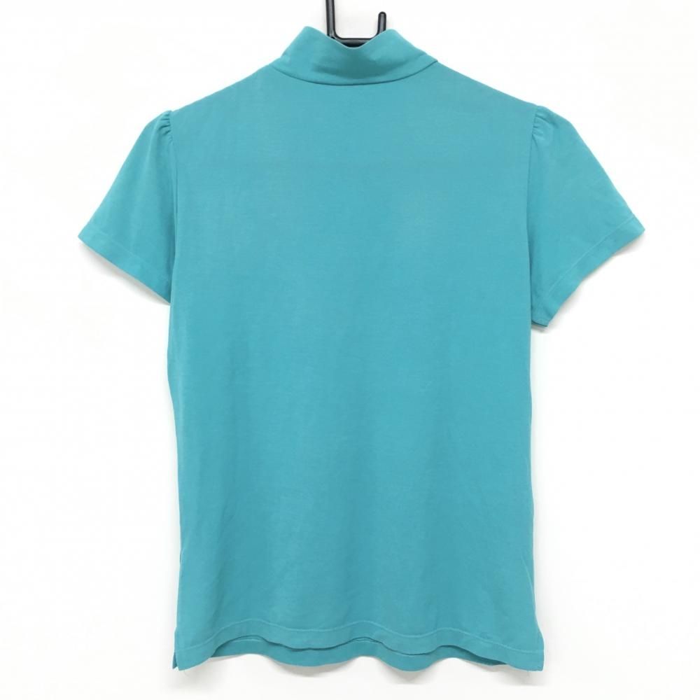 サイズ：40 HEAL CREEK ヒールクリーク  半袖ハイネックTシャツ 総柄 ブルー系 [240101449141] ゴルフウェア レディース ストスト HEAL CREEK(ヒールクリーク) Tシャツ｜中古ゴルフウェア通販