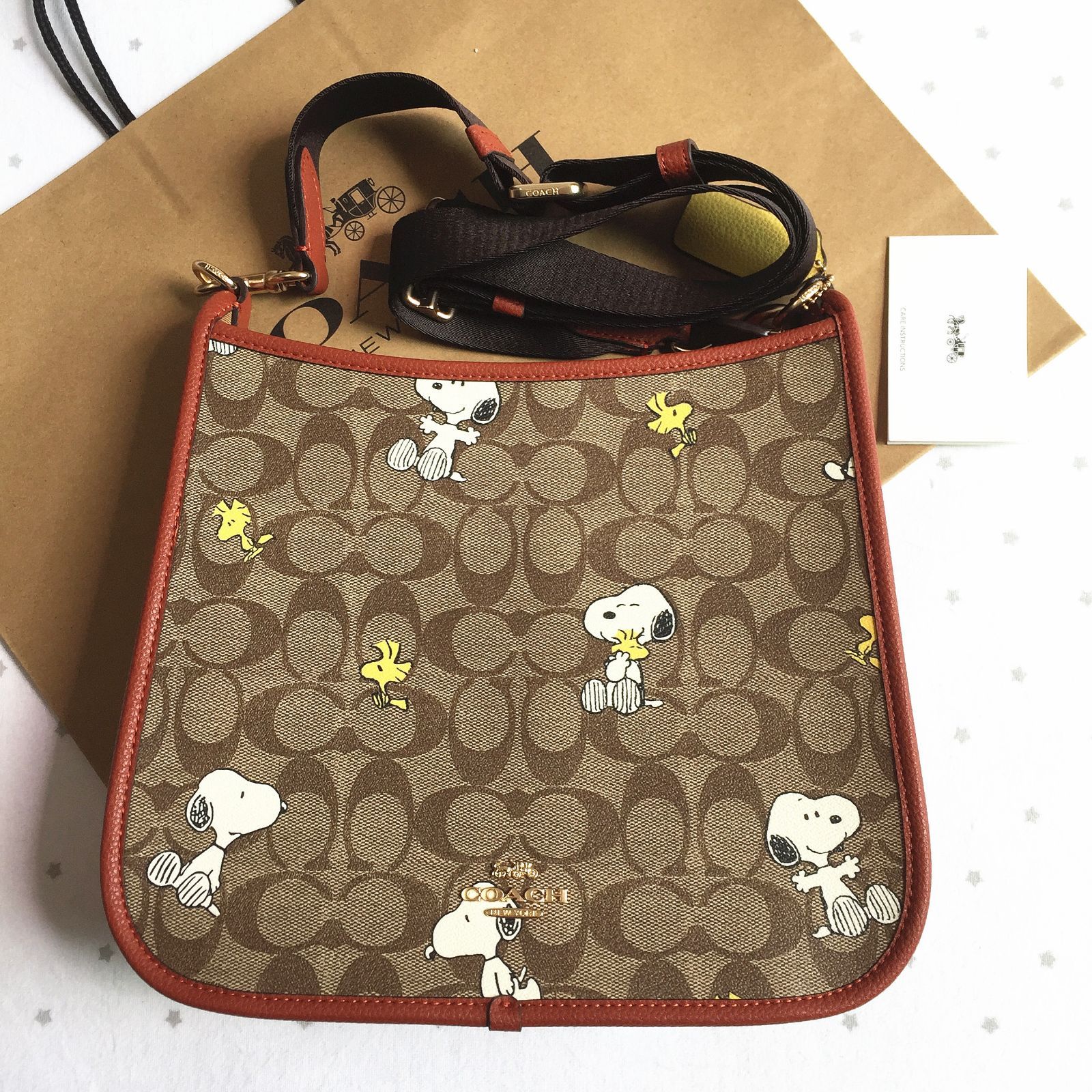 セール中】COACH コーチバッグ CF294 Coach x Peanuts スヌーピー