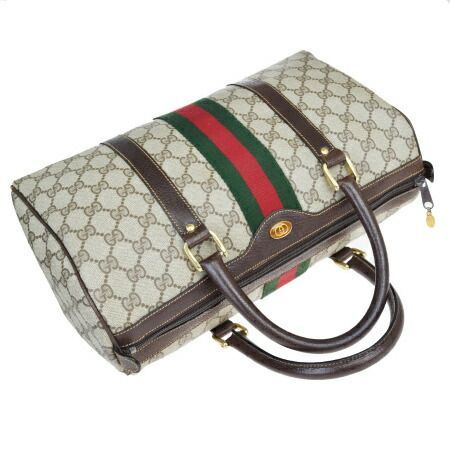 中古】 グッチ GUCCI シェリー ハンドバッグ ミニボストン GG柄