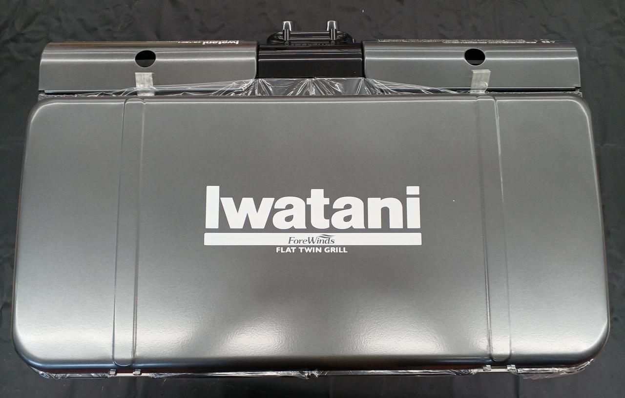 IWATANI カセットガス2バーナー FLAT TWIN GRILL TBG-1 IWATANI Cassette Gas 2-Burner Flat Twin Grill TBG-1