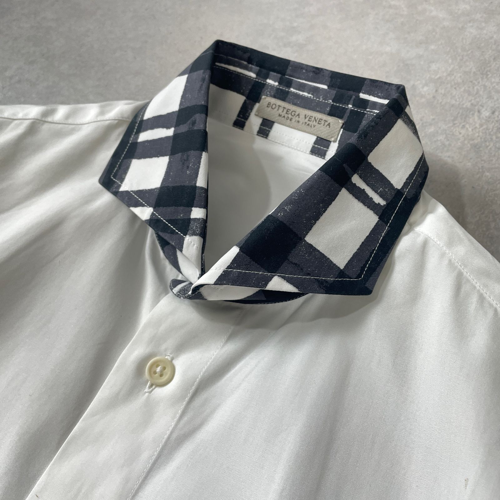 Bottega Veneta コットン ドレスシャツ ITALY製 ボッテガ