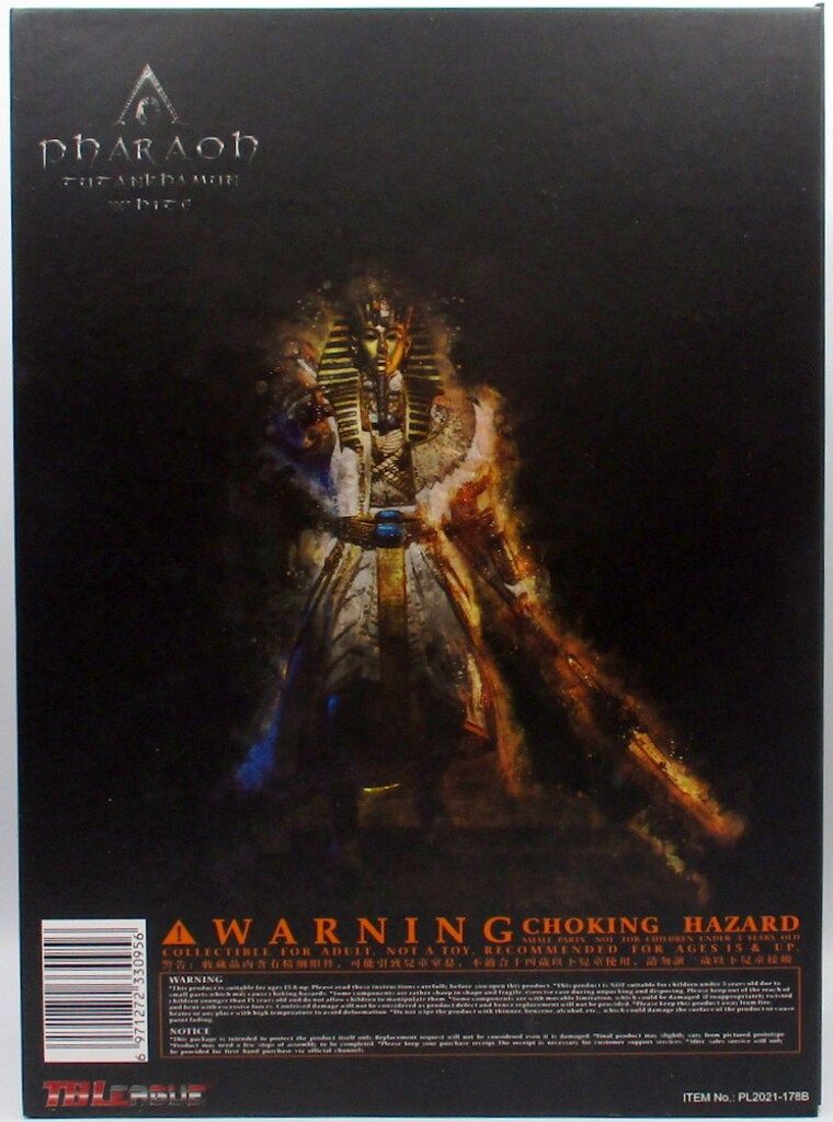 TB LEAGUE PHARAOH ACTION FIGURE TUTANKHAMUN/WHITE 1/6スケール