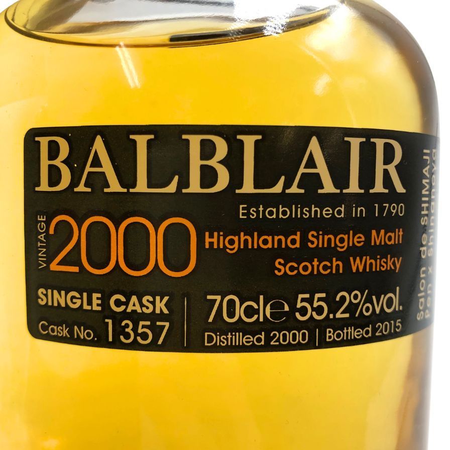 希少☆ 旧ボトル BALBLAIR 2000 バルブレア Scotch スコッチ Single 希少☆ 旧ボトル BALBLAIR 2000 バルブレア Scotch スコッチ Single