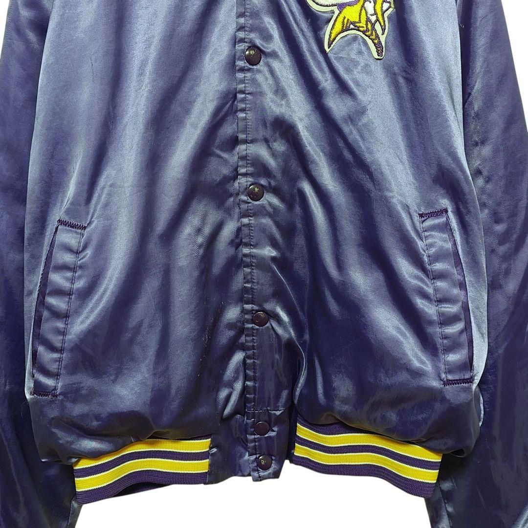NFL ミネソタ・バイキングス チームロゴ刺繍 ナイロンスタジャン A