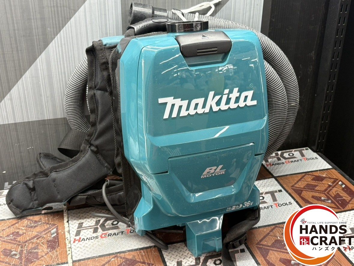 〇マキタ Makita VC260D 充電式背負クリーナー ノズル・パック無し