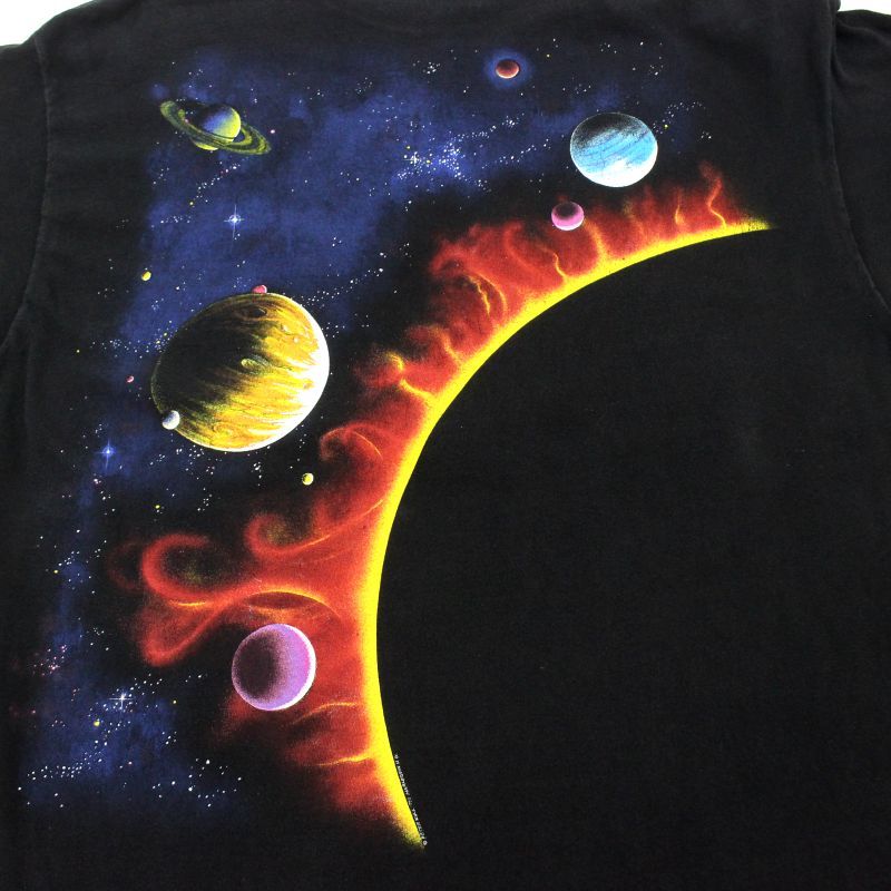 90s Hanes USA製 Solar System 宇宙 太陽系 Tシャツ 90s USA製 vintage Hanes 宇宙 太陽系 solar system 半袖Tシャツ