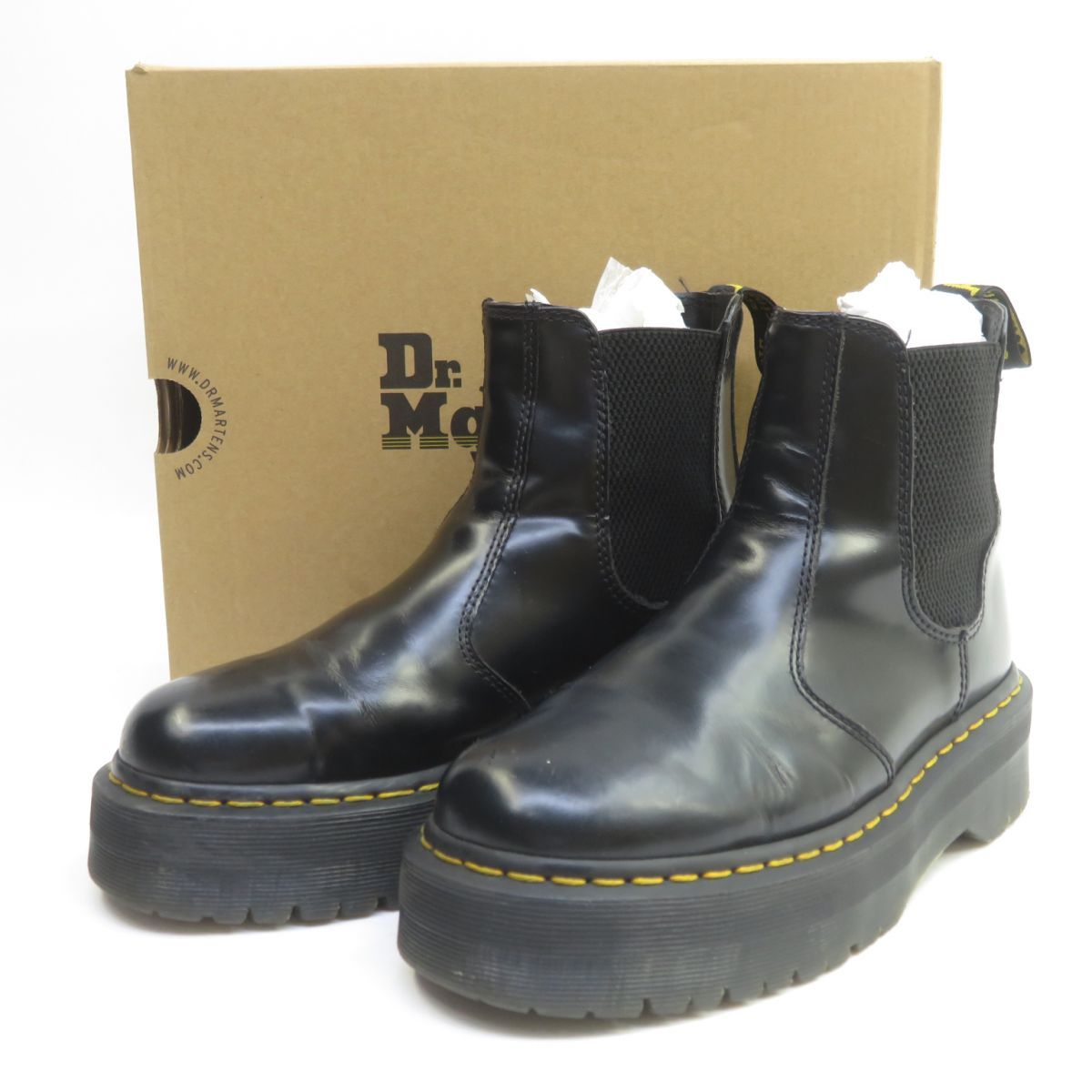 極美品 ドクターマーチン 2976HI BEX W ZIP サイドゴア UK5 Dr