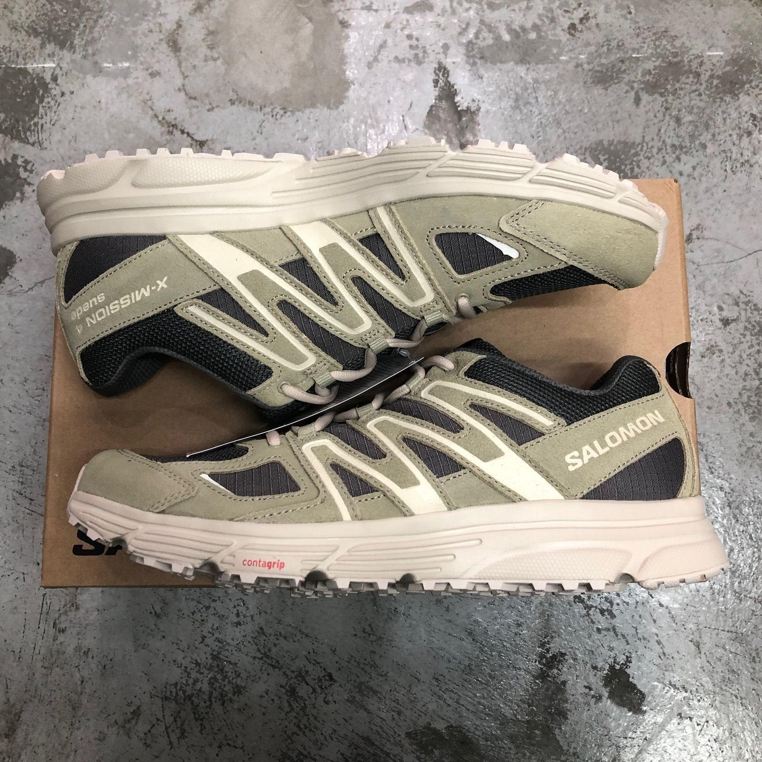 salomon / ローカットスニーカー/28cm/CRM/スウェード/471378/X-MISION 4 SUEDE 新品 salomon X-MISION 4 SUEDE 471378 スニーカー サロモン 28.5cm