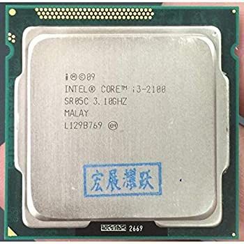 PC Intel Core I3-2100 I3 2100 プロセッサ (3M キャッシュ 3.10 GHz) LGA1155 デスクトップCPU 100% 正常に動作 デスクトッププロセッサ