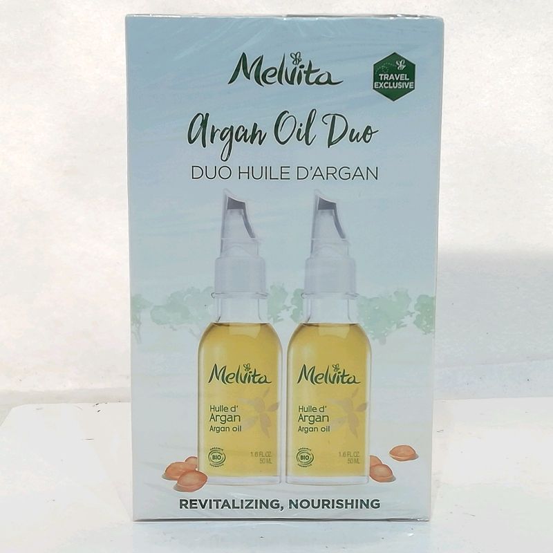 メルヴィータ アルガンオイル Duo 2個セット 2024 8種のビオオイル お
