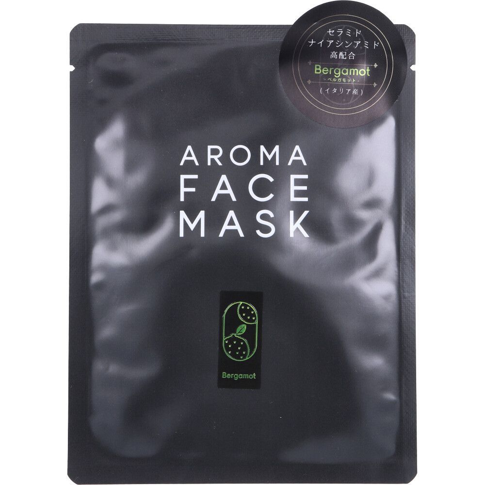 6セット AROMA FACE MASK アロマフェイスマスク ベルガモット 1枚入