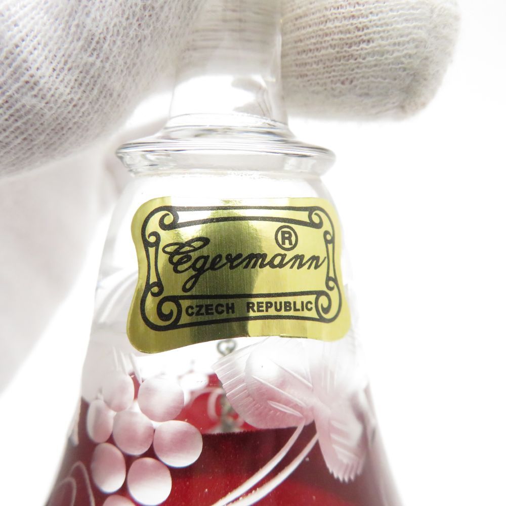 美品 Egermann エーゲルマン ハンドベル 1点 クリスタルガラス