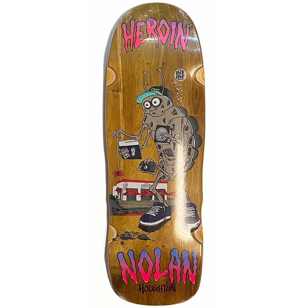 2025SUMMER 10.4 HEROIN ヘロイン NOLAN HOUGHTON BUG DECK デッキ クルーザーにも スケートボード|スケボー|SKATEBOARD