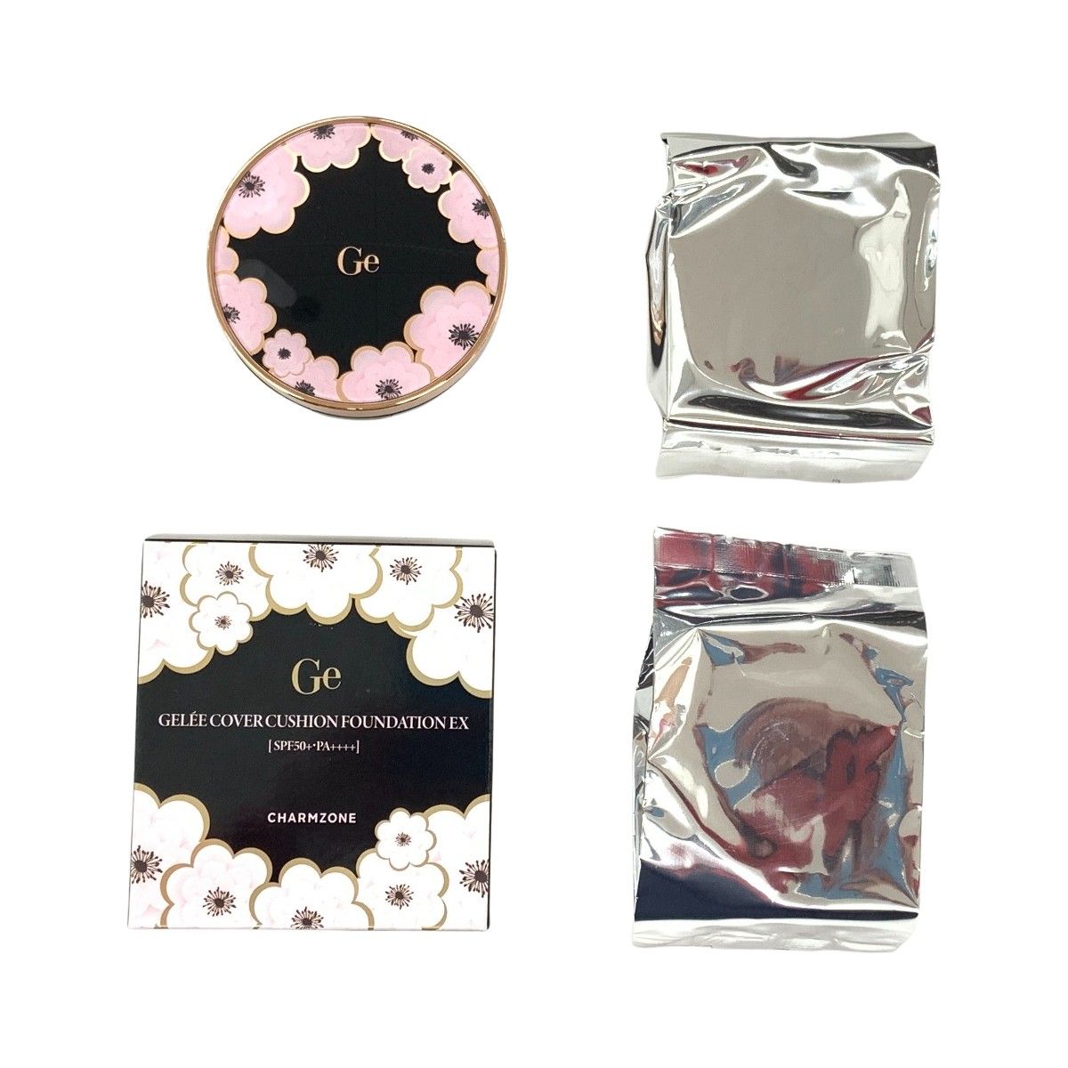 CHARMZONE 本物 Ge カバークッションファンデーションEX特別セット Ge