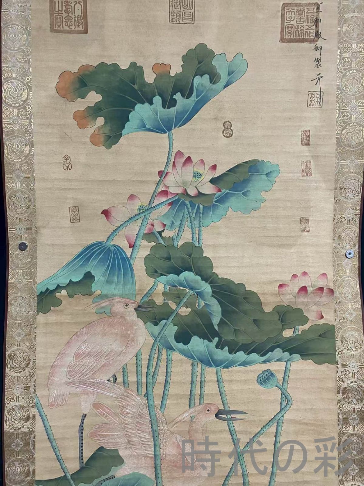 中国古美術 宋代 趙佶款 花鳥画 宣紙 四尺中堂画 肉筆 手描き 唐物 掛け軸 水墨画 水彩画 国画 絵画 古画 書道 名家書画 古玩 R0709181811
