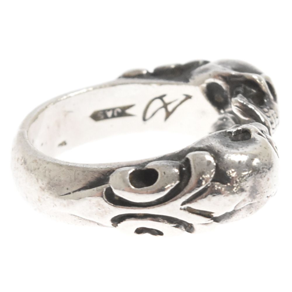 クレイジーピッグ　2スカルリング クレイジーピックツースカルリング CRAZY PIG MASCOT SKULL RING