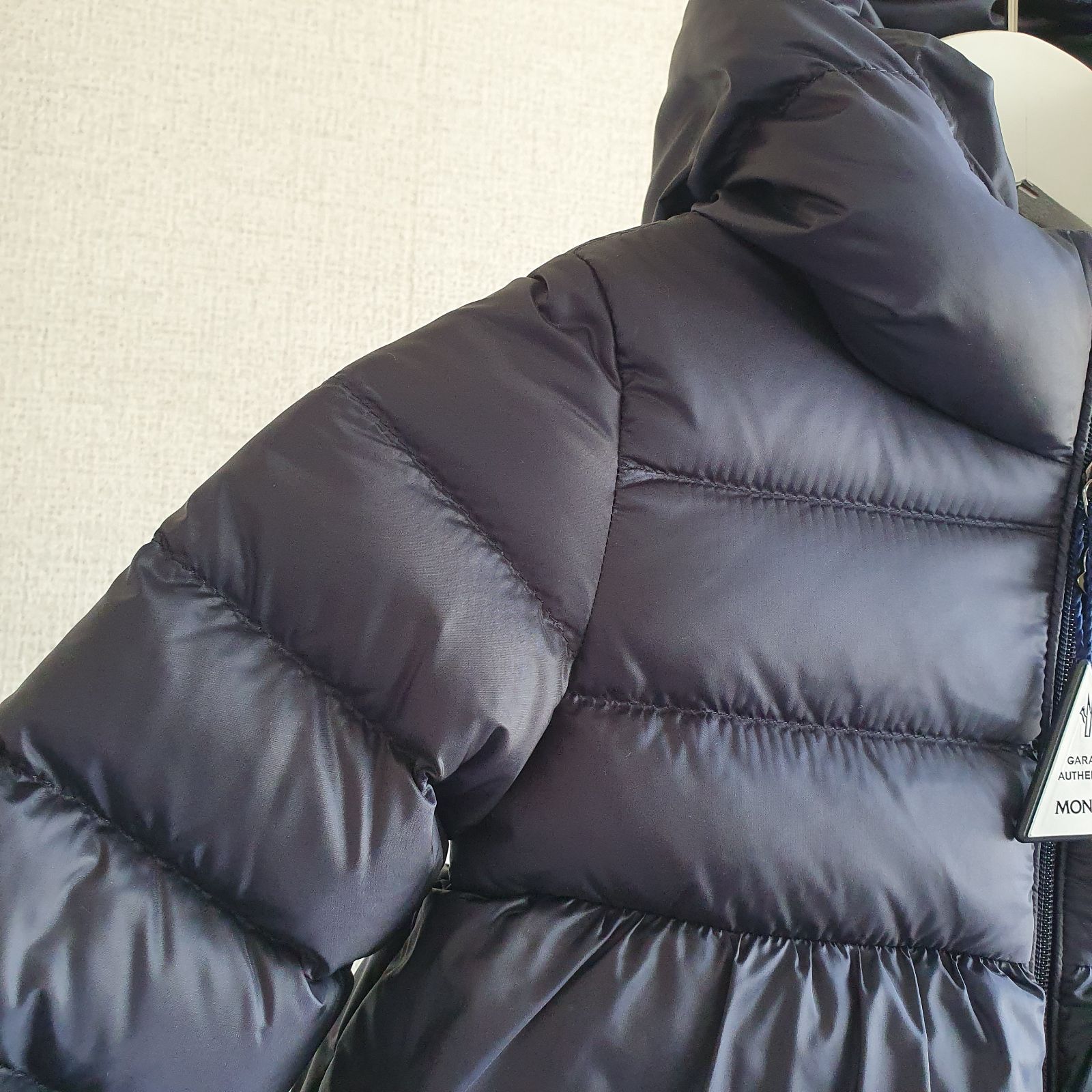 新品・未使用】MONCLER BABY Odile ダウンジャケット ネイビー 12/18M 