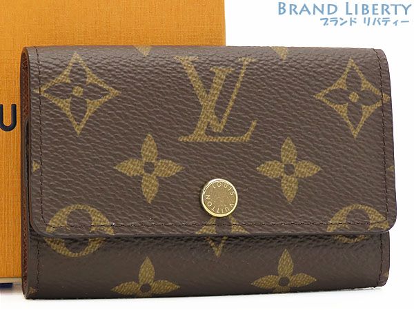 新古品 ルイヴィトン LOUIS VUITTON モノグラム ミュルティクレ6 6連キーケース キーリング キーホルダー ダークブラウン M62630