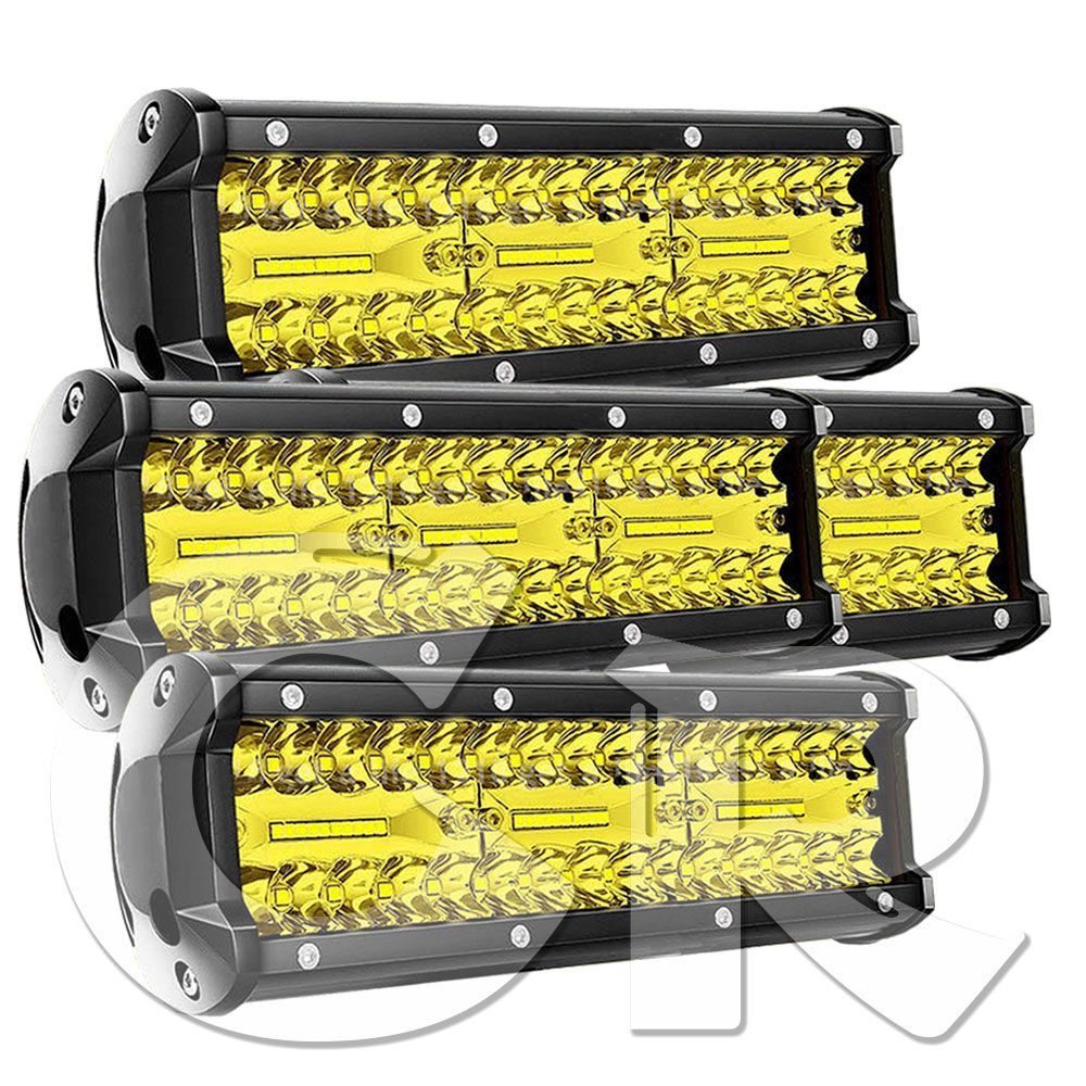送料無料.. 7インチ LED ワークライト 作業灯 120W 6500K ホワイト 照明 トラック SUV ボート 建設機械 12V/24V兼用 SM120W 3個 新品