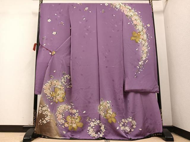 打田 翠 壁掛花器陶器オブジェ 曲線形状 白灰色 壁掛け 花瓶