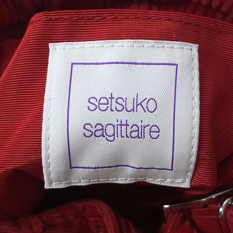 setsuko sagittaire 折れ シティ（ピンクコーデュロイ） 
