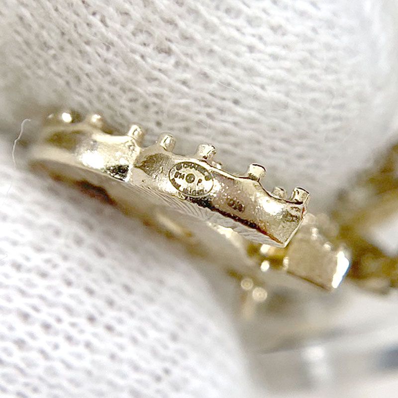 シャネル リボンモチーフピアス ココマーク ラインストーン B14P