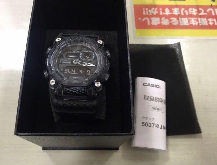 CASIO G-SHOCK GA-900SKE-8AJF グレー クリアカラー 腕時計