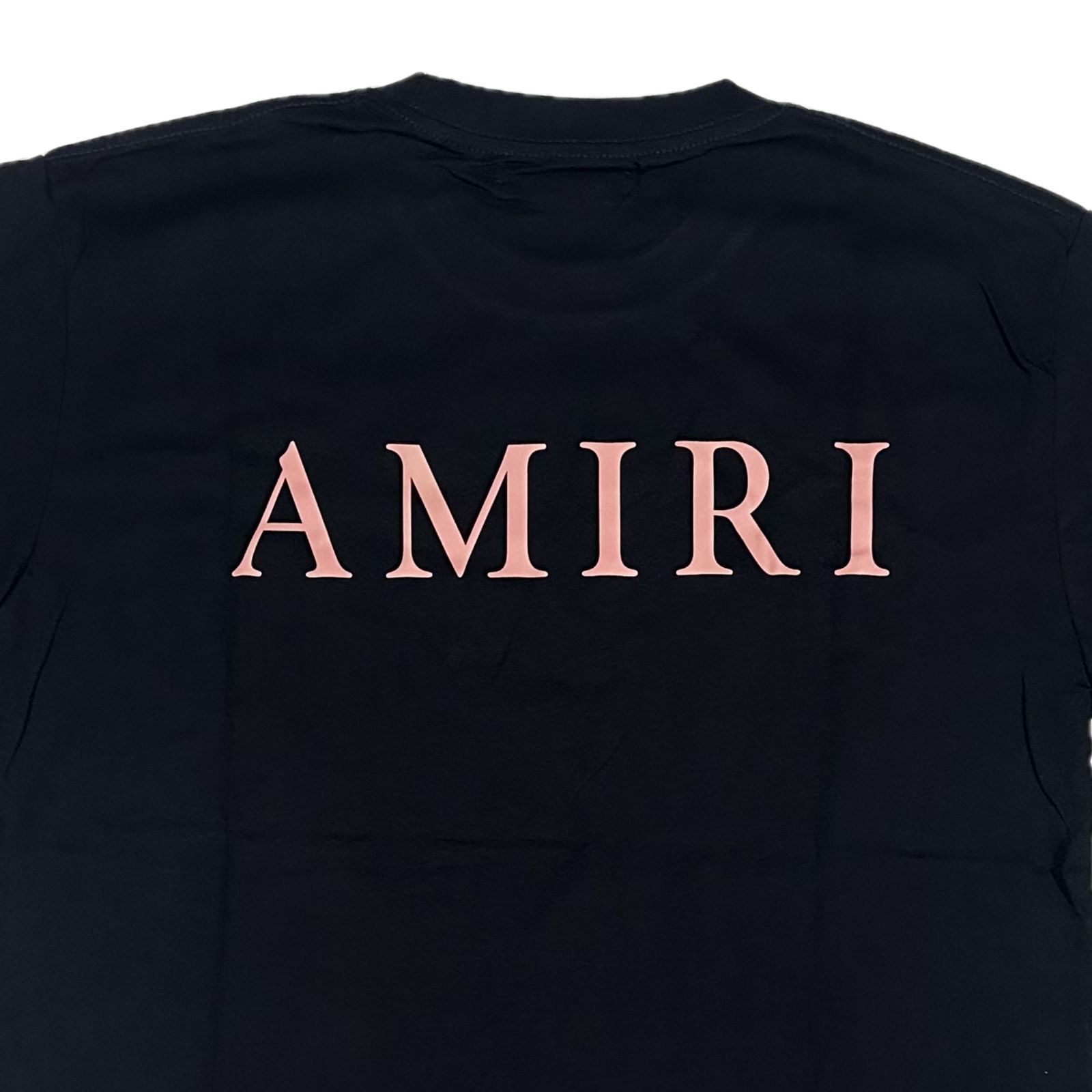 AMIRI アミリ MA ロゴプリント 半袖 Tシャツ ブラック/ピンク