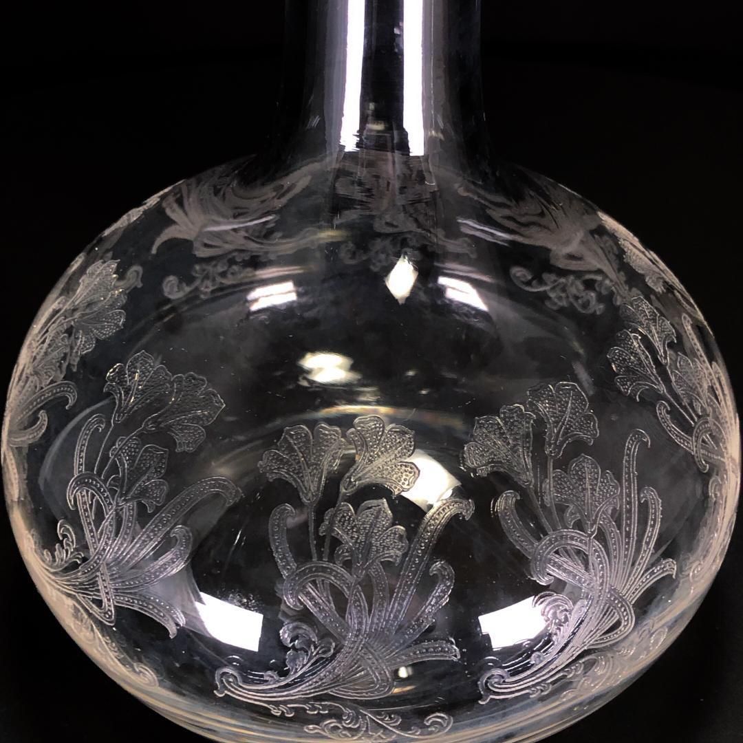  ゲリラセール アンティーク Baccarat オールドバカラ デキャンタ クリスタルグラス クリア BC340 もうすぐ販売終了