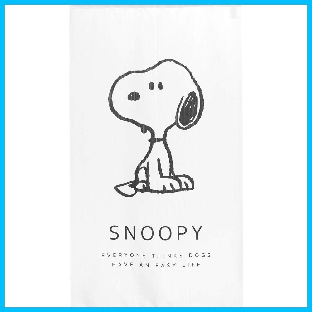 のれん工房 のれん スヌーピー タペストリー ポスター おしゃれ PEANUTS SNOOPY 幅85×丈150cm シンプル スヌーピー 93863