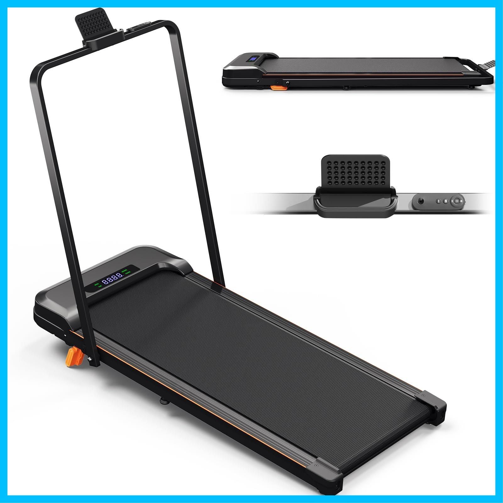 商品 ウォーキングマシン 静音設計 折りたたみ式 家庭用 ランニングマシン トレッドミル 傾斜付き 電動 リモコン付き ルームランナー 耐荷重120kg コンパクト ACTFLAME 仕事ながら運動