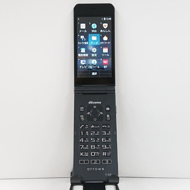 arrows ケータイ F-03L ドコモ ブラック 本体 c12127