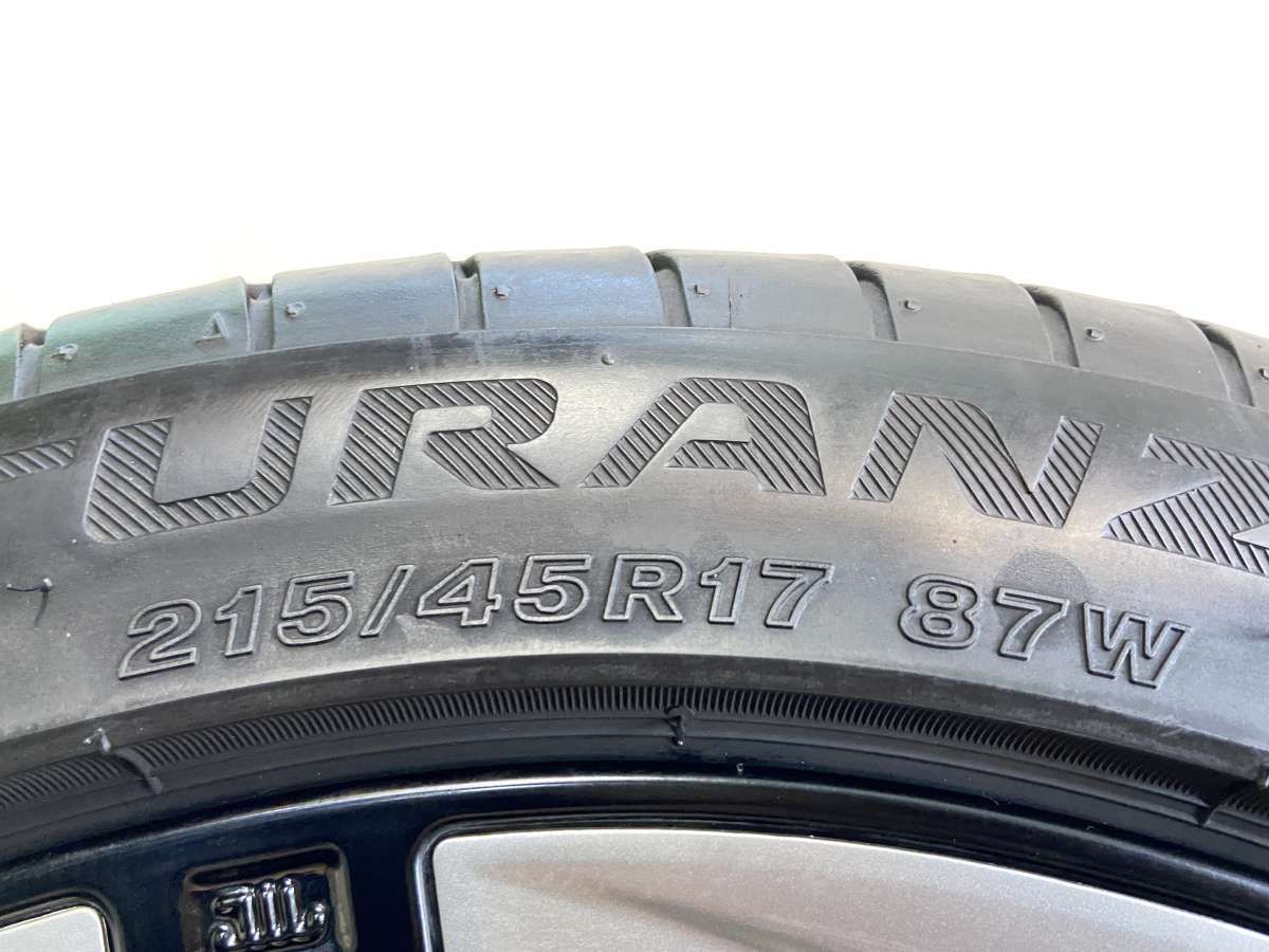 215/45R17 ブリヂストン トランザ T002 トヨタ純正 17x7.0 50