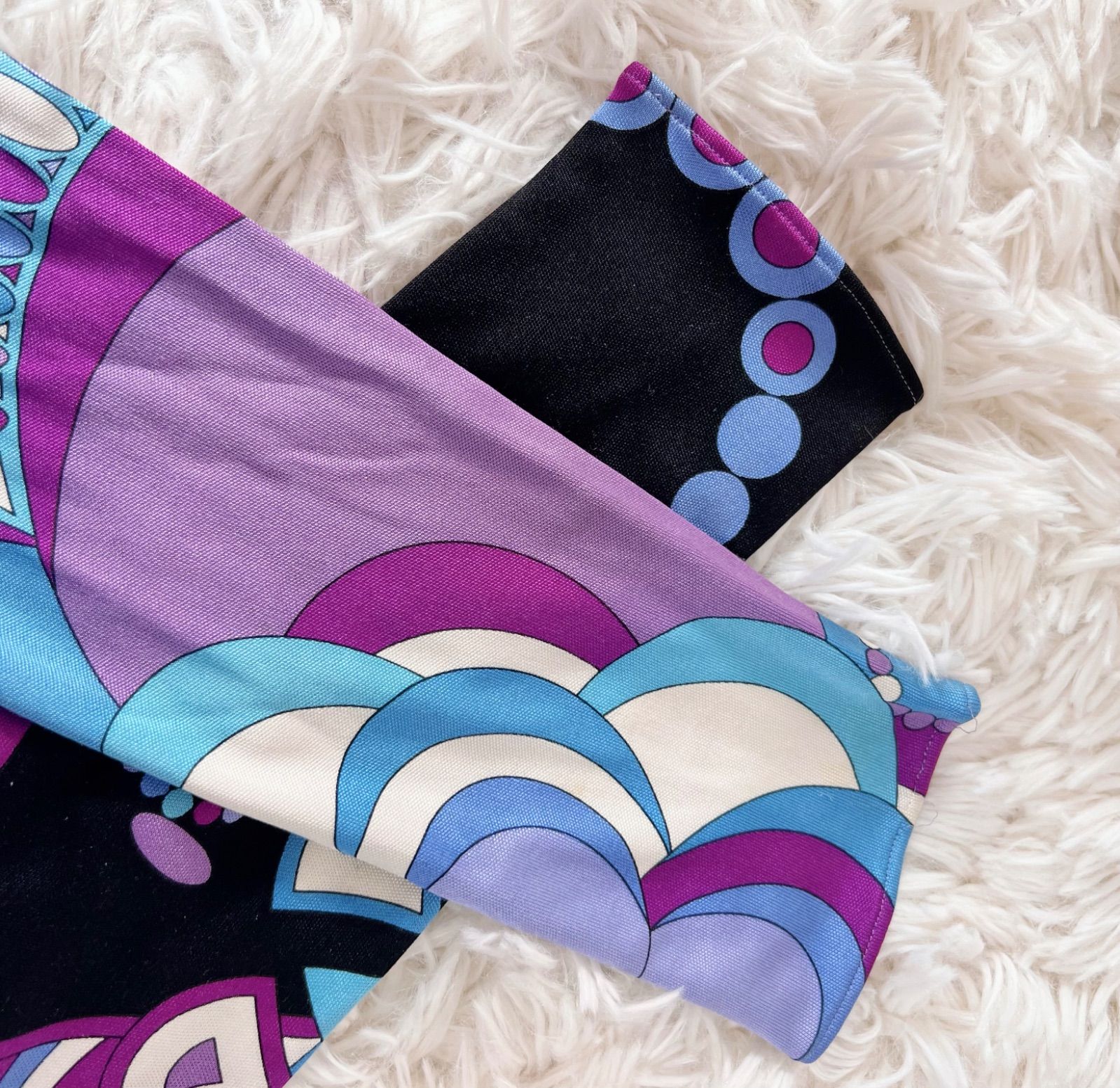専用エミリオプッチ　ワンピース　長袖　美品　34 EMILIO PUCCI エミリオプッチ フィレンツェ シルク 34