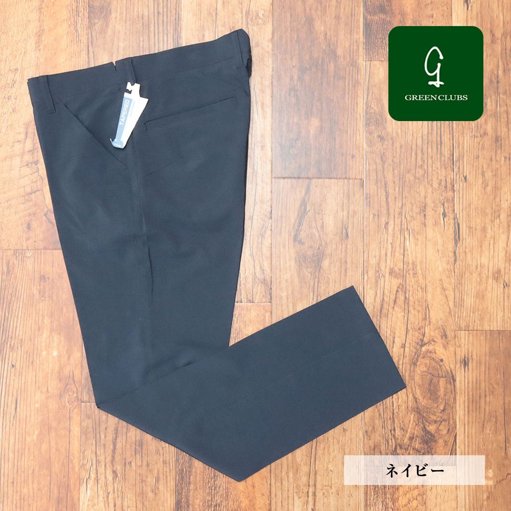 春夏|GREENCLUBS|82cm|ゴルフ パンツ ストレッチ ウエスト伸縮 Dカン付き メンズ 紳士 グリーンクラブ |紺|ネイビー|kt108|