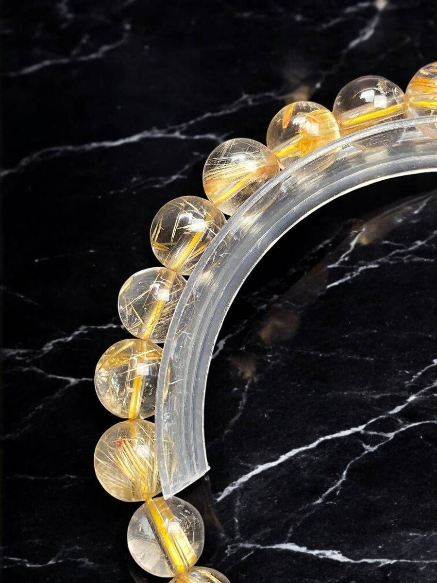 sun7j5]ゴールドタイチンルチル 7.5mm 超品位 式神封入 - メルカリ 