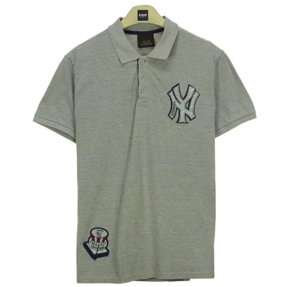【雷市場（ポンジャン）商品韓国直送】A8389 MLB ニューヨークヤンキース 半袖 ポロTシャツ 100 メンズ Tシャツ ブランド古着