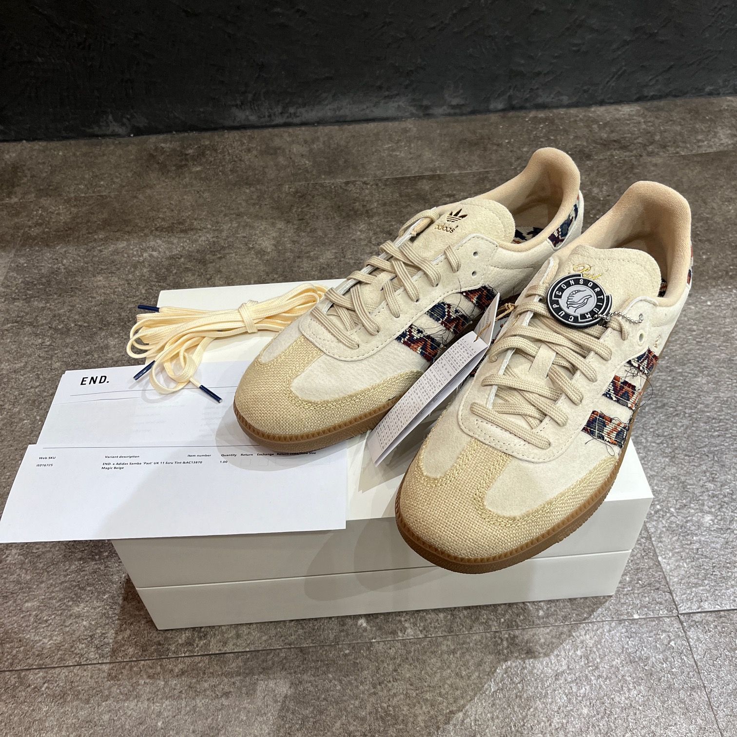 国内正規 新品 END. × ADIDAS ORIGINALS SAMBA CONSORTIUM CUP エンド 