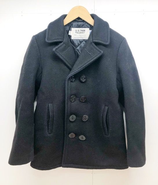 SCHOTT （ショット）USA製　 PEA-COAT 　ウール ダブル ピーコート　ボーイズ サイズ【C0655-007】