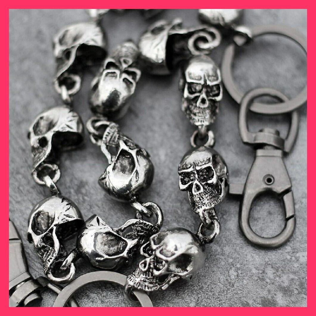 ☆スタッフおすすめ☆【在庫限り】ウォレットチェーン 髑髏 シルバー スカル ドク 送料無料 スピード発送ウォレットチェーン 髑髏 おすすめ おしゃれ  かわいい 人気 20210204-5 - メルカリ