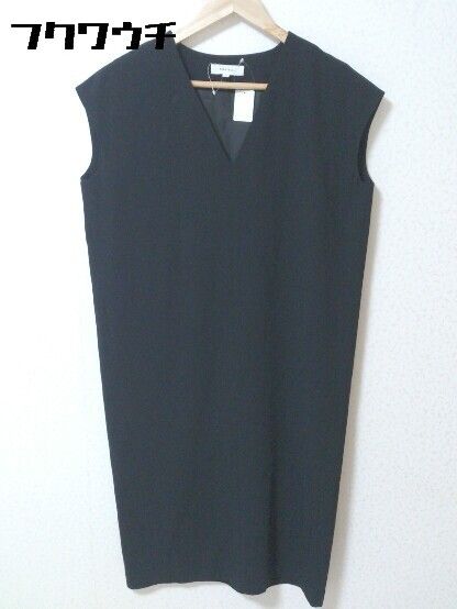 ◇ TODAYFUL トゥデイフル Vネック ノースリーブ 膝下丈 ワンピース 36  