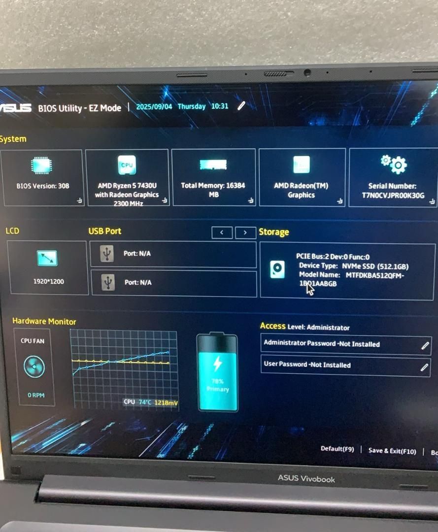 ASUS ノートパソコン Vivobook 16 M1605Y メーカー再生品 --522248